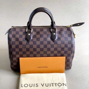 Louis Vuitton Speedy 30 Damier Ebene Bag